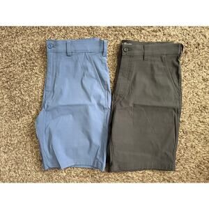 Eddie Bauer Men’s Shorts Lot of 2 Size 36 Gray Blue Performance Golf
